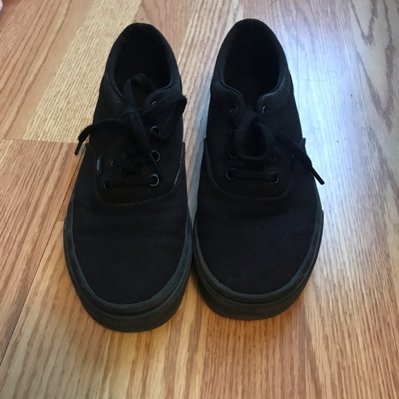all black vans mens size 7